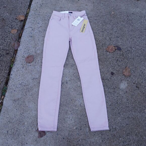 7 For All Mankind High Rise Ankle Skinny Jeans 23 NWT Stretch Denim - Picture 2 of 13